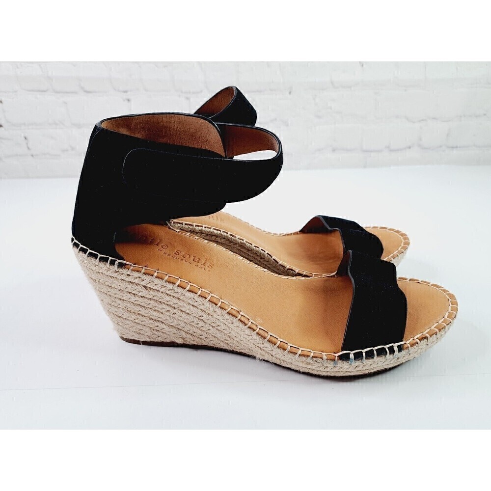 GENTLE Souls by Kenneth Cole Women's Charli Espadrille Wedge Sandals 10 M - Picture 2 of 6